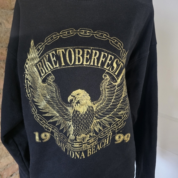 🏍 Daytona Biketoberfest Vintage Sweatshirt - Picture 2 of 9